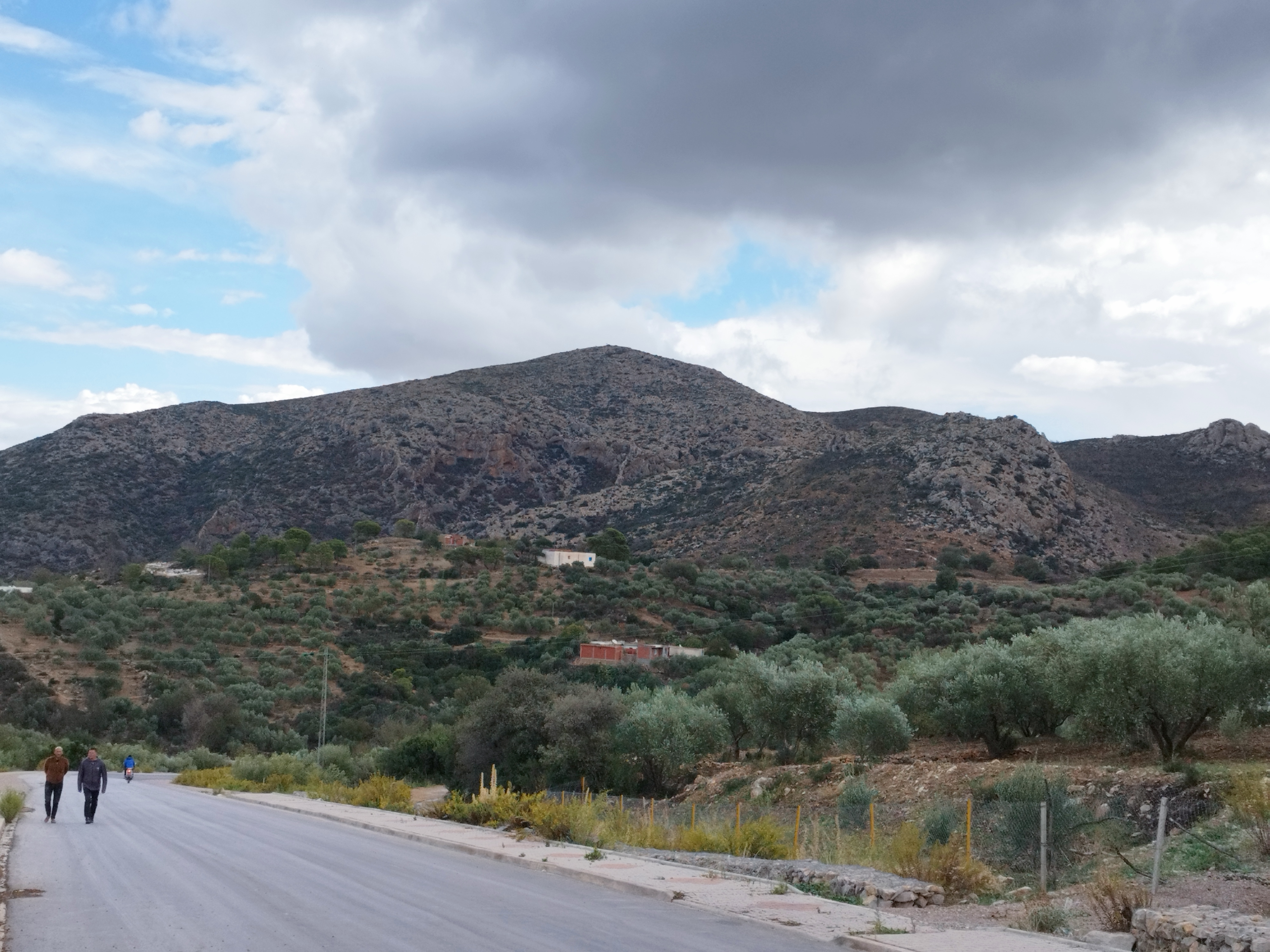 le Jbel Bargou dans la délégation de Siliana en Tunisie, octobre 2024